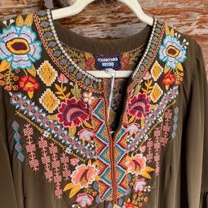 Clansy Flare Sleeve Tunic Dress